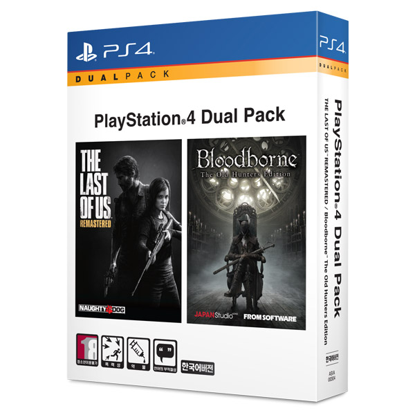 PS4 더 라스트 오브 어스 리마스터드 한글판 + 블러드본 디 올드 헌터스 에디션 한글판 / 듀얼팩
