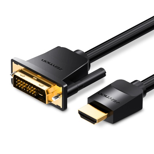 벤션 양방향 HDMI to DVI 케이블 ABF / Vention Mini DP to DVI Cable